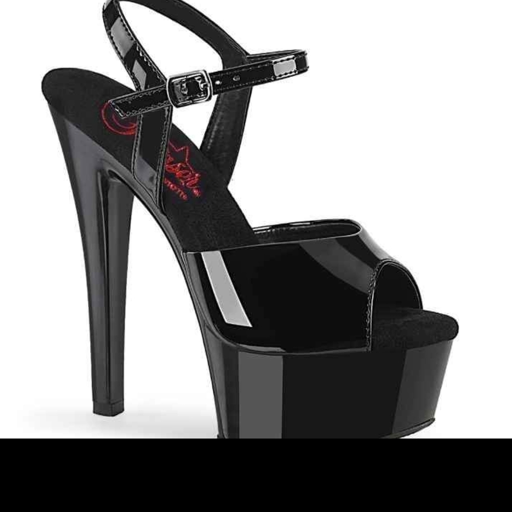 Elegant Black Platform Heels